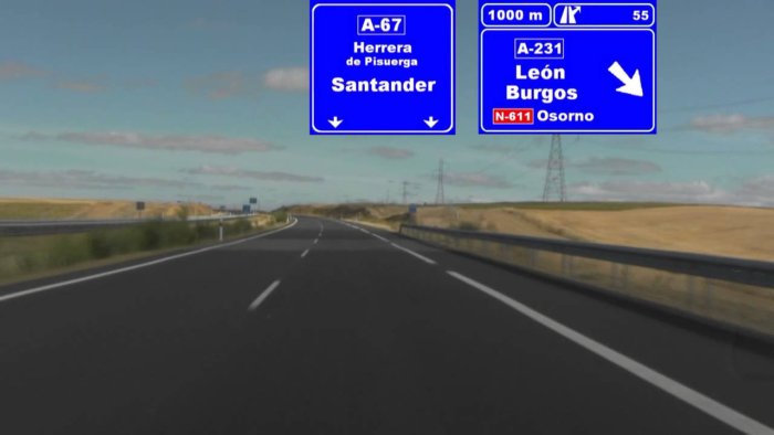 Rehabilitación en la autovía A-67 en la provincia de Palencia.-1